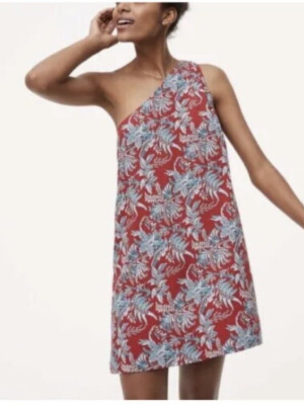 LOFT One-shoulder Dress LT | NWT